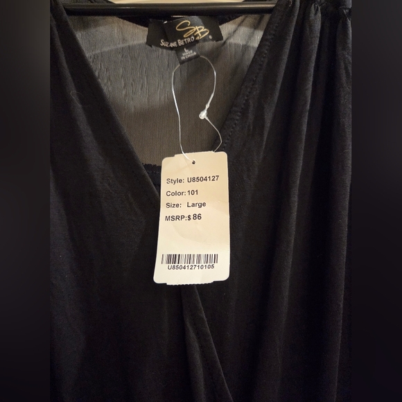 NWT Black Sleeveless Jumpsuit - Picture 2 of 5